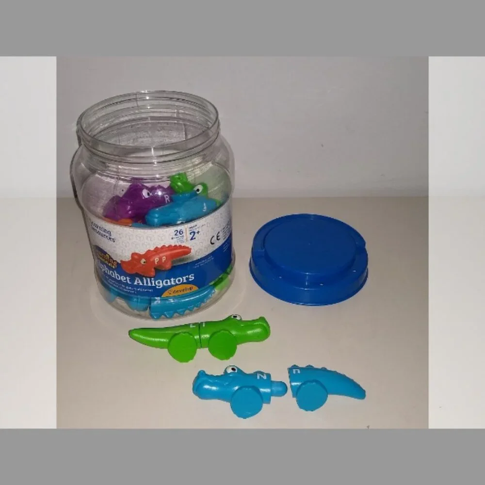 Learning Resources Snap ABC Alphabet Upper / Lowercase Alligator New (no seal)